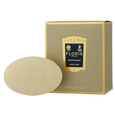 FLORIS LONDON White Rose Luxury Hand Soap 3x100 gr